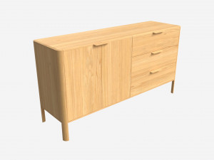 Sideboard Wide Ercol Mia Modelo 3D