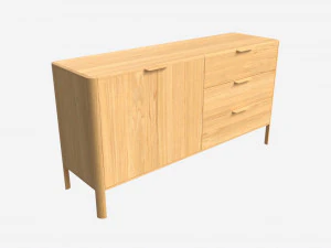 Aparador Largo Ercol Mia Modelo 3D