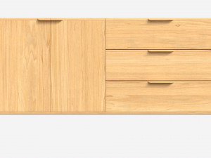 Sideboard Wide Ercol Mia Model 3D