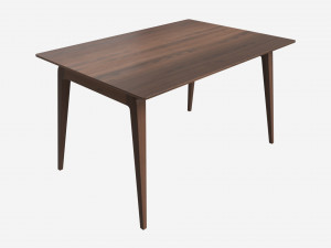 Small Dining Table Ercol Lugo 3D-Modell