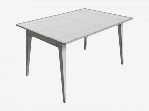 Small Dining Table Ercol Lugo 3D Model