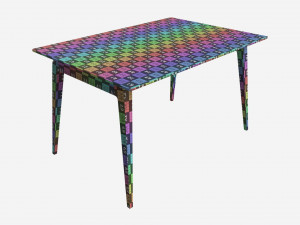 Small Dining Table Ercol Lugo Model 3D