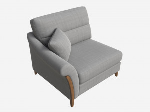 Small LHF Unit Ercol Trieste 3D Model