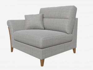 Small LHF Unit Ercol Trieste 3D Model