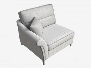 Small LHF Unit Ercol Trieste 3D Model