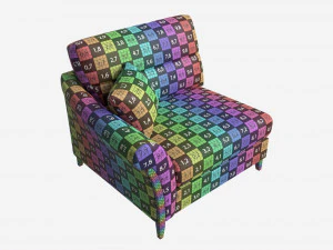 Small LHF Unit Ercol Trieste 3D Model