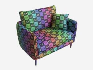 Snuggler Ercol Aosta 3D मॉडल