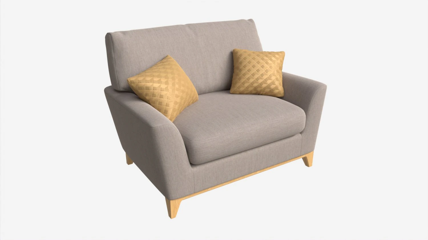 Coccolatore Ercol Novara Modello 3D .c4d .max .obj .3ds .fbx .stl .blend 