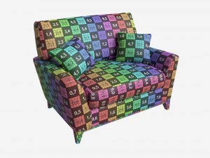 Coccolatore Ercol Novara Modello 3D