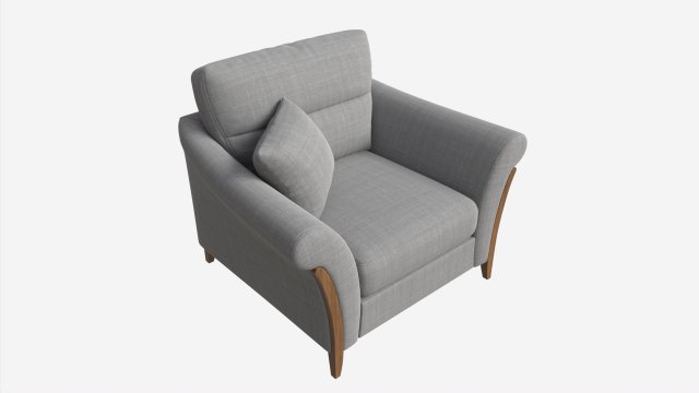 Snuggler Ercol Trieste 3D Model .c4d .max .obj .3ds .fbx .stl .blend 