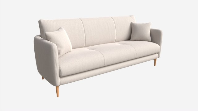 Sofa Large Ercol Aosta 3D Model .c4d .max .obj .3ds .fbx .stl .blend 