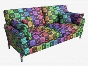 Sofa Large Ercol Avanti 3D Model