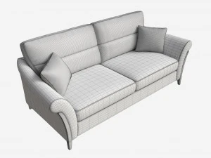 Sof&aacute; Grande Ercol Trieste Modelo 3D