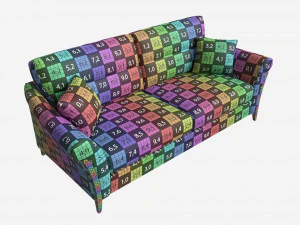 Sof&aacute; Grande Ercol Trieste Modelo 3D