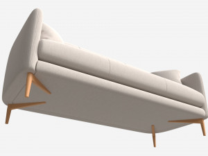 Sofa Medium Ercol Aosta 3D Modell