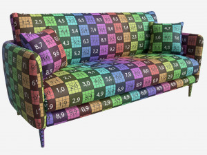 Sofa Medium Ercol Aosta 3D Modell
