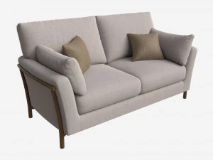 Sofa średnia Ercol Avanti Model 3D