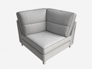 Square Corner Unit Ercol Trieste 3D 모델