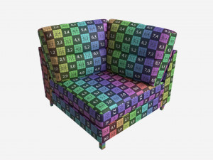 Square Corner Unit Ercol Trieste 3D 모델