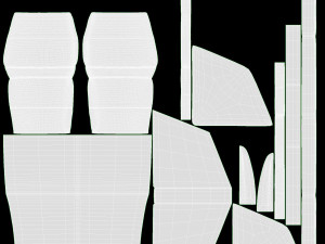 Square Corner Unit Ercol Trieste 3D 모델