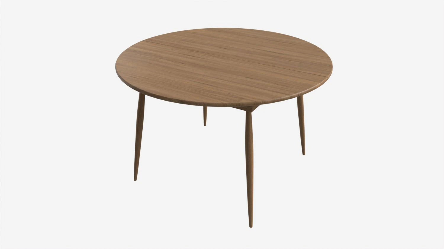 Table Round Extending Ercol Shalstone John Lewis 3D Model .c4d .max .obj .3ds .fbx .stl .blend 