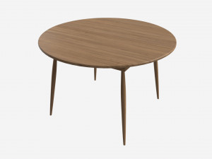 Table Round Extending Ercol Shalstone John Lewis Modelo 3D