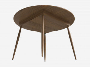 Table Round Extending Ercol Shalstone John Lewis Modèle 3D