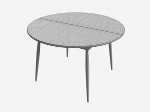Table Round Extending Ercol Shalstone John Lewis Modèle 3D