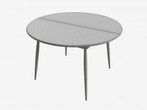 Table Round Extending Ercol Shalstone John Lewis 3D Model