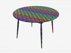 Table Round Extending Ercol Shalstone John Lewis 3D Model