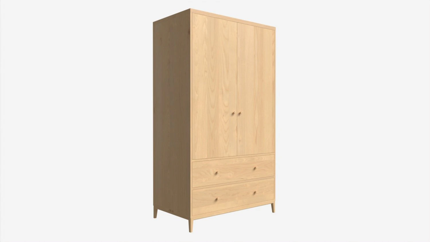 Armadio 2 ante Ercol Salina Modello 3D .c4d .max .obj .3ds .fbx .stl .blend