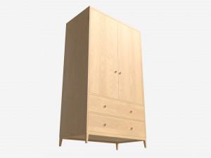 Wardrobe 2-door Ercol Salina 3Dモデル
