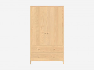 Wardrobe 2-door Ercol Salina 3Dモデル