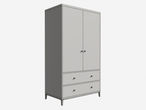 Wardrobe 2-door Ercol Salina 3Dモデル