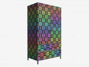 Armadio 2 ante Ercol Salina Modello 3D