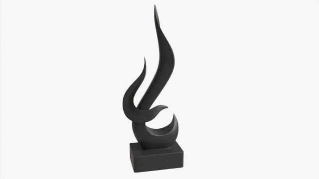 Abstract Ceramic Living Room Figurine Modelo 3D .c4d .max .obj .3ds .fbx .stl .blend 