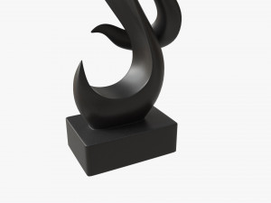 Abstract Ceramic Living Room Figurine Modelo 3D