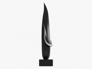Abstract Ceramic Living Room Figurine Modelo 3D