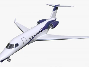 Aircraft Cessna Citation Longitude 3D Model