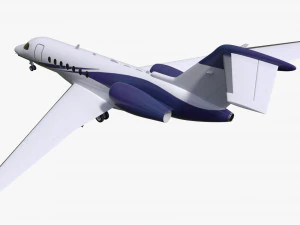 Aircraft Cessna Citation Longitude 3D Model