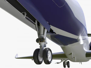Aircraft Cessna Citation Longitude 3D Model