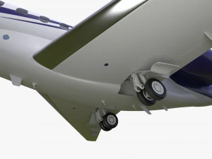 Aircraft Cessna Citation Longitude 3D Model