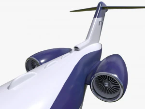 Aircraft Cessna Citation Longitude 3D Model