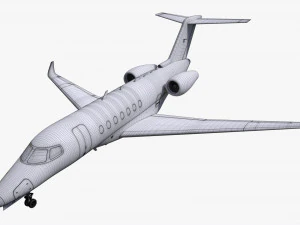 Aircraft Cessna Citation Longitude 3D Model