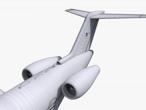 Aircraft Cessna Citation Longitude 3D Model