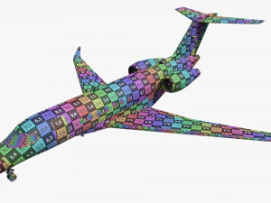 Aircraft Cessna Citation Longitude 3D Model
