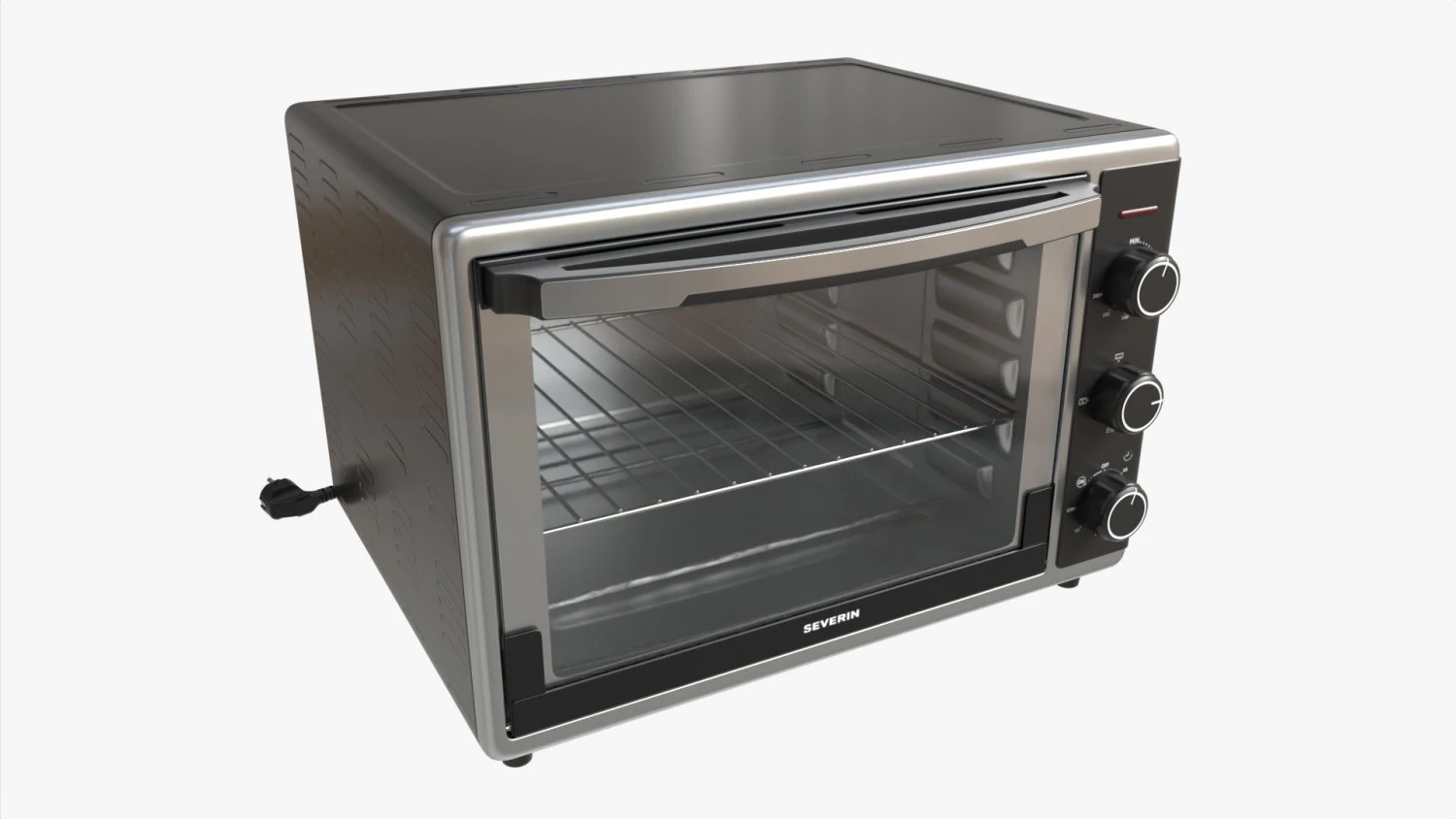 Baking and Toaster Oven Severin TO 2058 3D Model .c4d .max .obj .3ds .fbx .stl .blend 