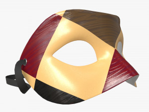 Carnival Venetian Mask 03 3D Model