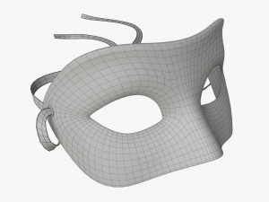 Carnival Venetian Mask 03 3D Model