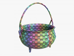 Cast Iron Cauldron 3D-Modell